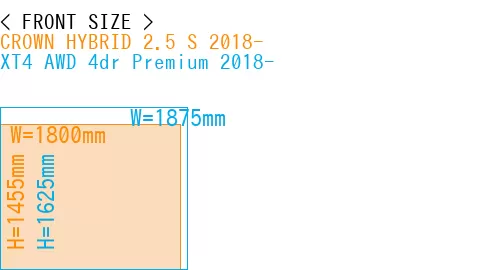 #CROWN HYBRID 2.5 S 2018- + XT4 AWD 4dr Premium 2018-